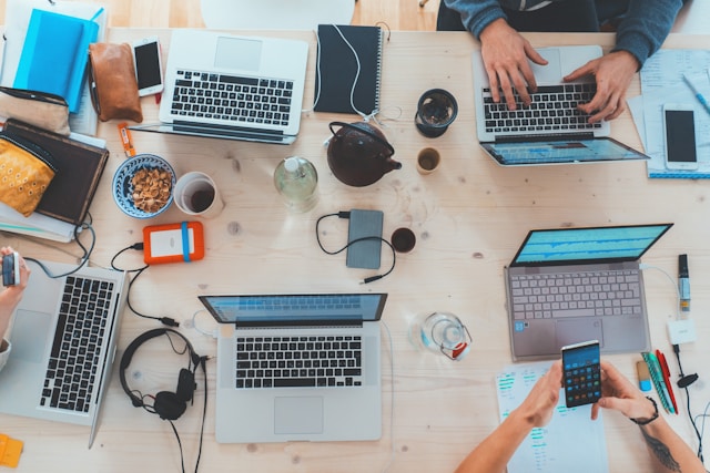 Modern office environment